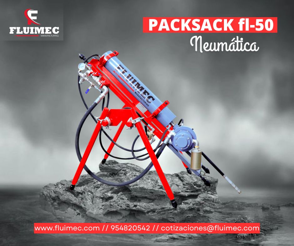 Perforadora neumática FL-50 Equipo adaptable Fluimec